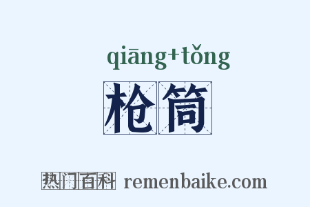 枪筒是什么意思的图片